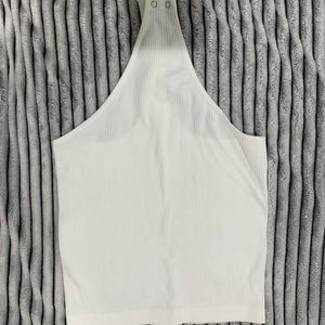 Forever 21 Size S/M Seamless Shite Off The Shoulder Bodysuit